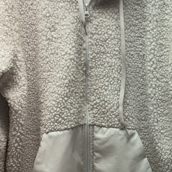 Adidas Sherpa Fleece Zip-Up Hoodie | Women’s L - Picture 2 of 10